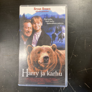 Harry ja karhu VHS (VG+/M-) -seikkailu-